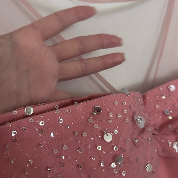 JS Collections Blush Strapless Jumpsuit - Picture 10 of 15